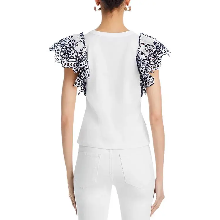 Veronica Beard Juliana Cotton T shirt-3