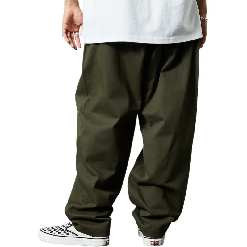 FREAK'S STORE Casual Pants Men's Olive Green-4