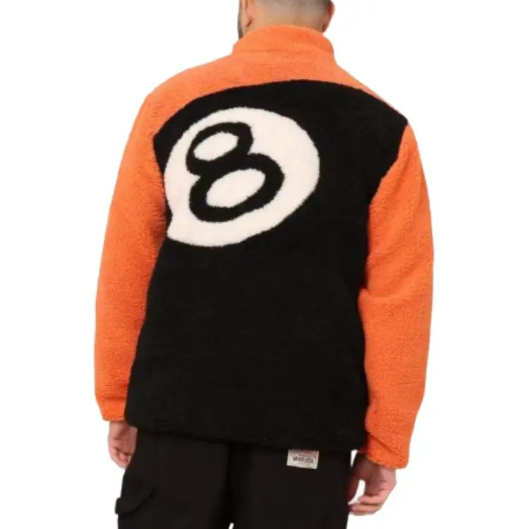 Stussy 8 Ball Sherpa Reversible Jacket-4