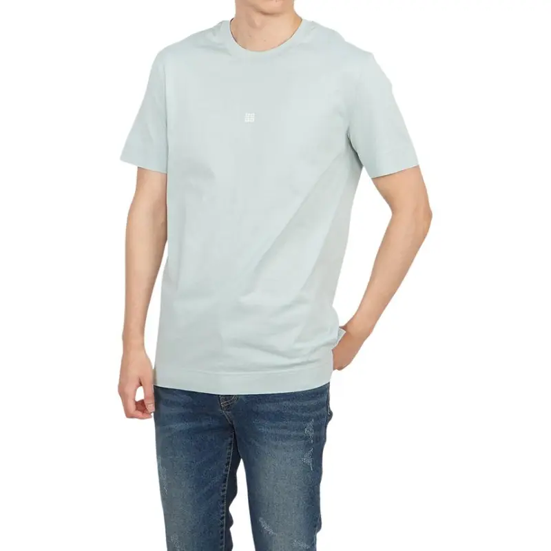 Givenchy T Shirt Men's Blue Green-2