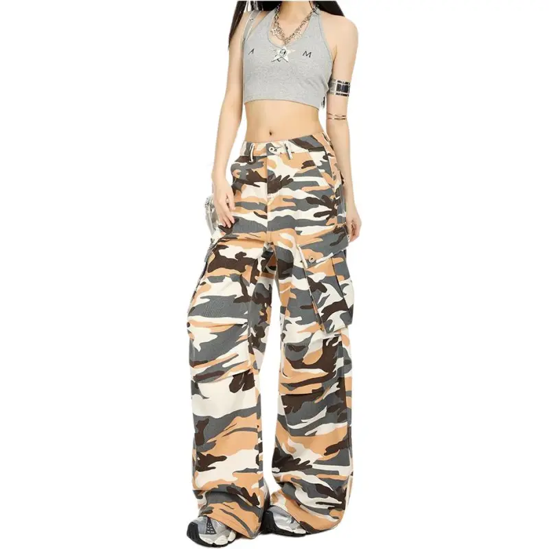 Concubine Zhu Jeans Women's Camouflage-2