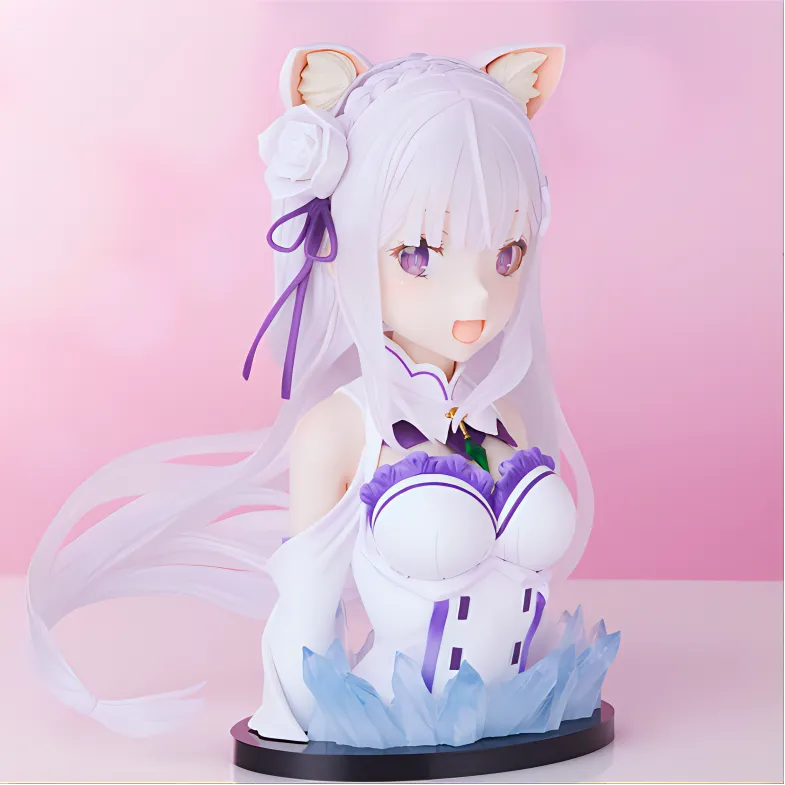 BANPRESTO Emilia Glass Factory Ichiban Kuji Zero Starting Life In Another World Final Prize Scale Figures-2