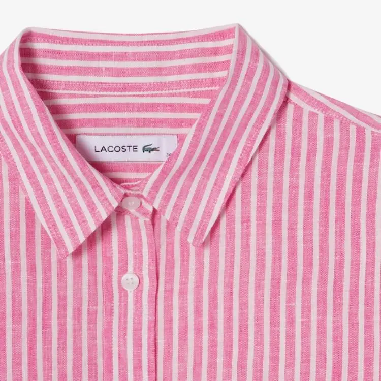 LACOSTE Shirts Women's Pink-4