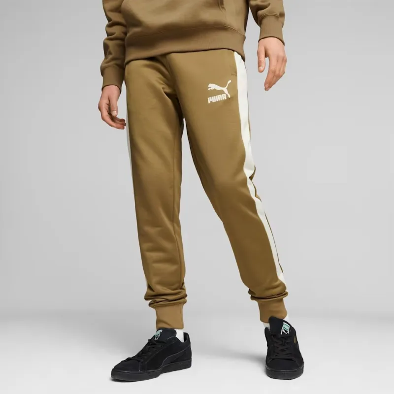 PUMA Knitted Sweatpants Men Brown-2
