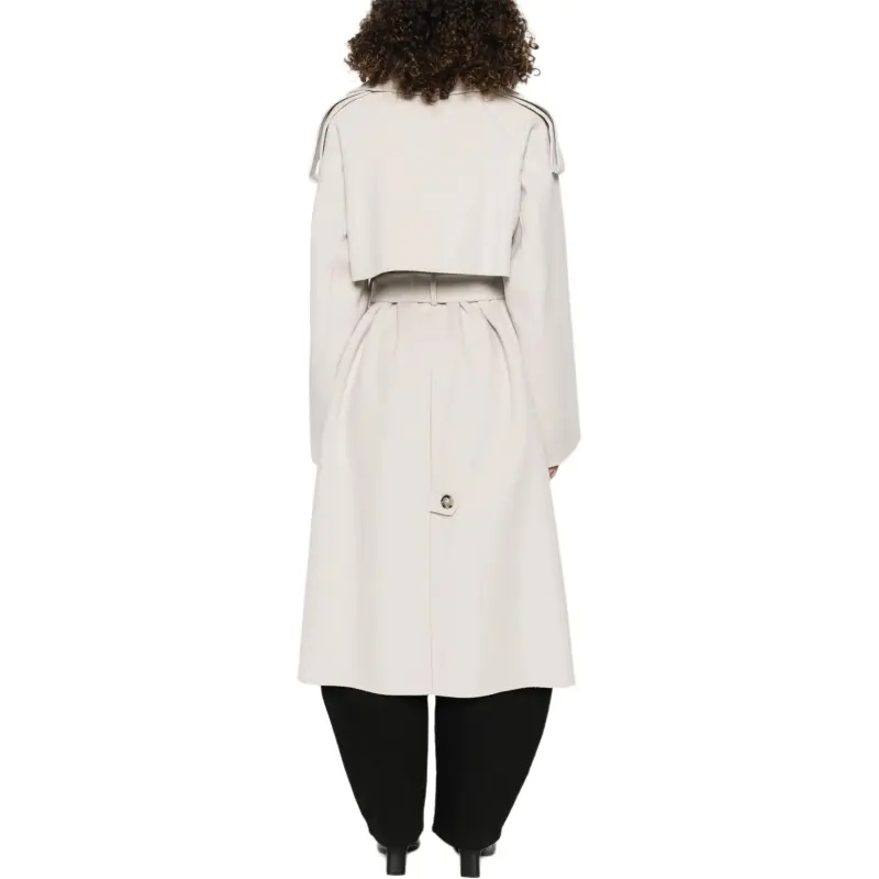 SportMax Fiore Belted Long Sleeved Coat-3