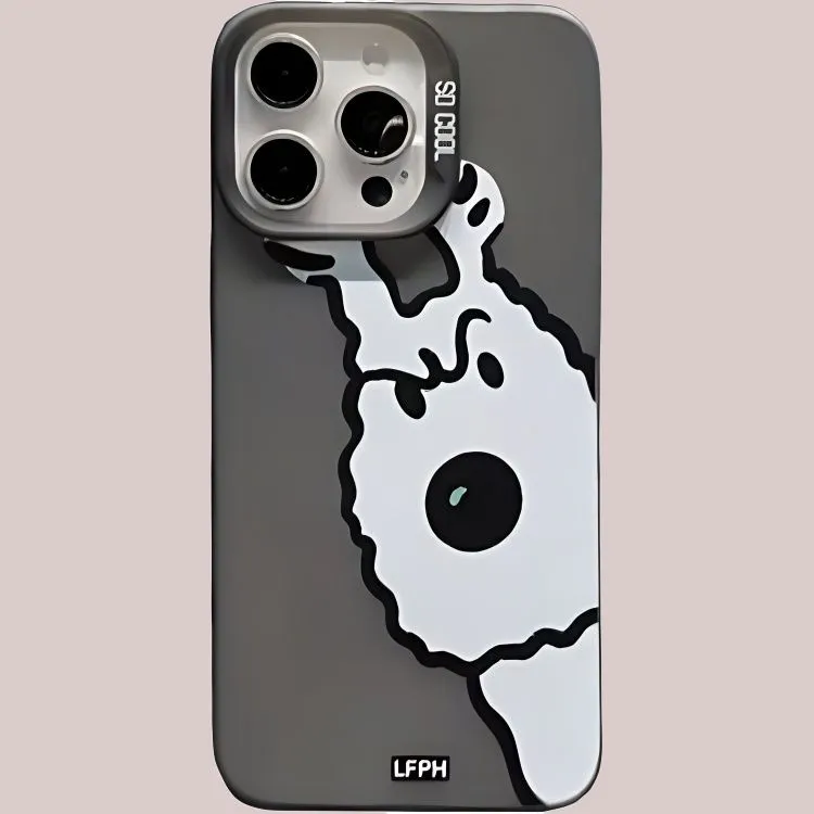 Wei Xin Acrylic Material Frowning Puppy Phone Cases Compatible With IPhone 16/15 Pro Max/Apple 13/14 Pro/Max-1