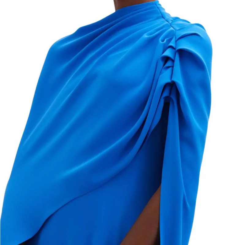 Oscar De La Renta Draped detail Georgette Kaftan-4