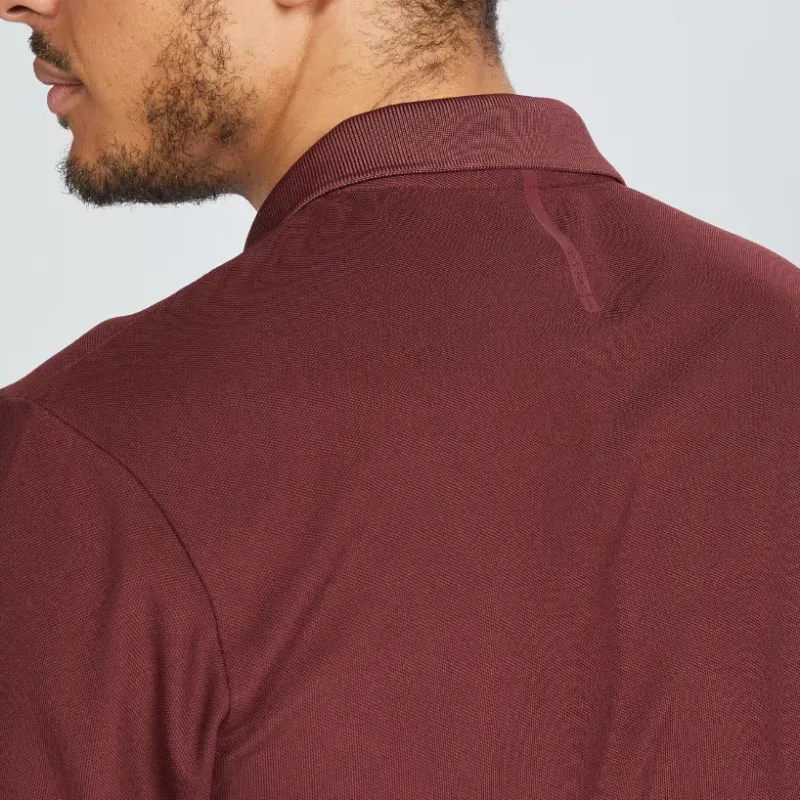 DECATHLON INESIS Polo Shirt Men's Burgundy Red-3