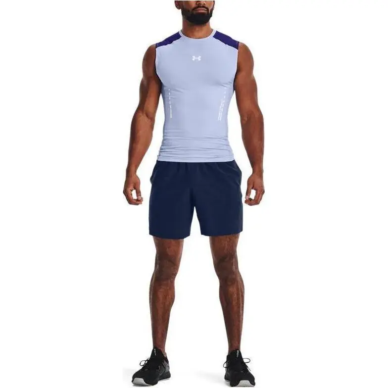 Under Armour Tank Tops Men's Light Blue-2