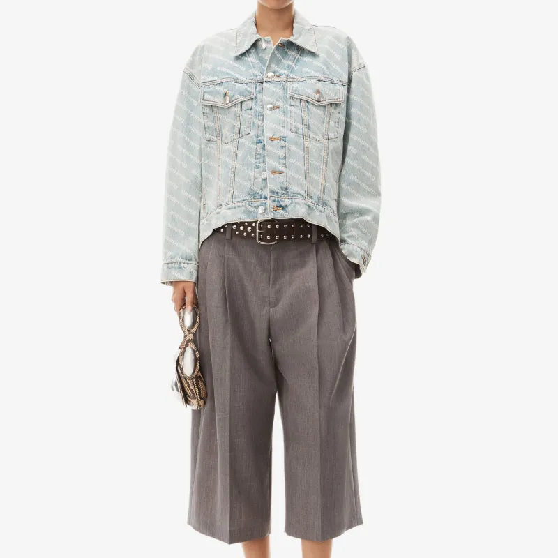 Alexander Wang Logo Denim Jacket-4