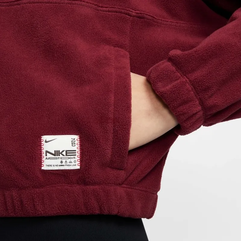 Nike POLAR ONE TF HZ TOP Sweatshirt Women's Burgundy-4