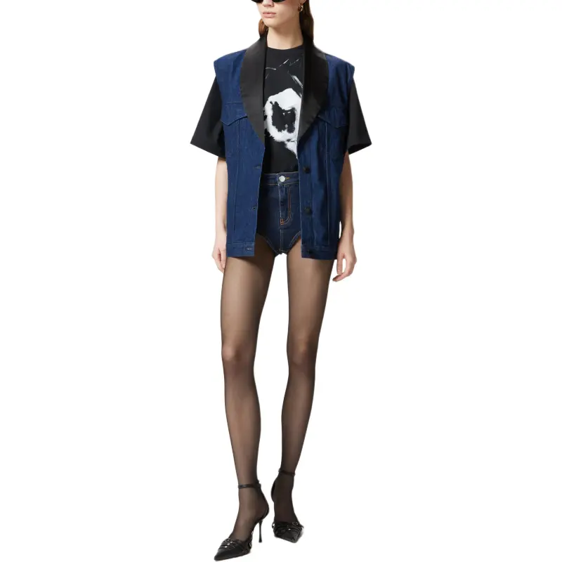 PINKO Denim Shorts-5