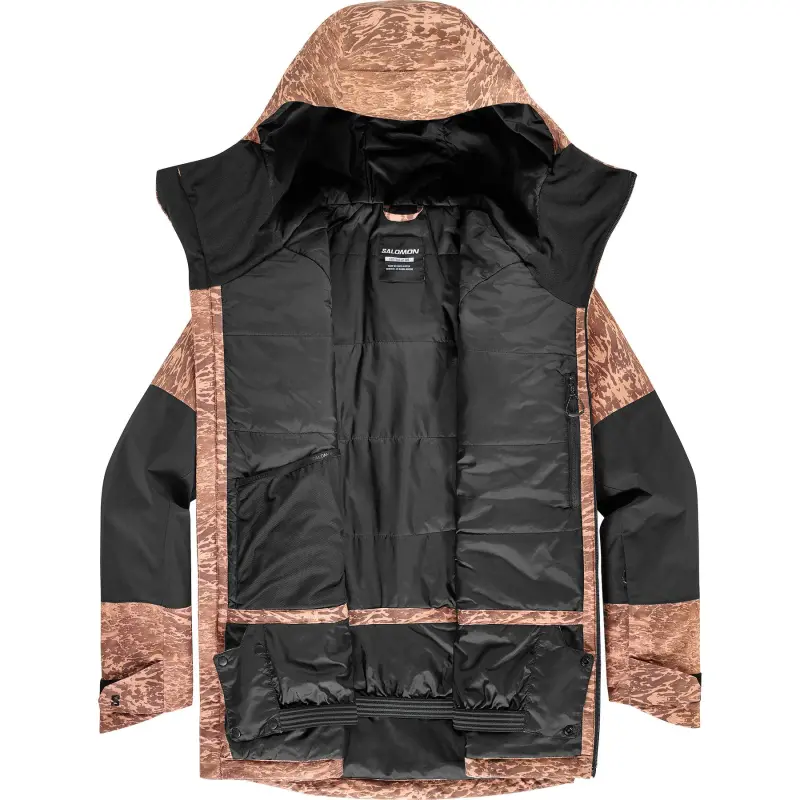 SALOMON Puffer Jacket Men's Brown-1