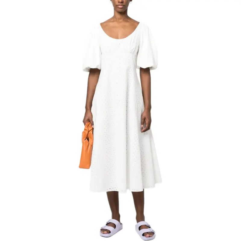 KENZO Short-Sleeved Flared Midi Dress-1