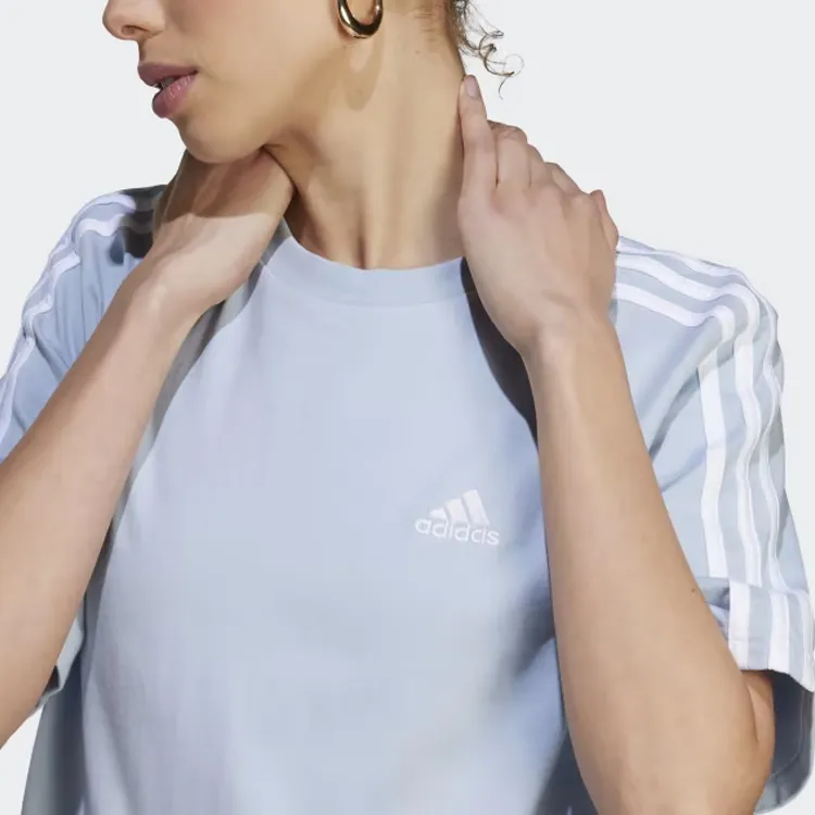 Adidas Essential Short-Sleeved Dresses Women's Light Blue-4