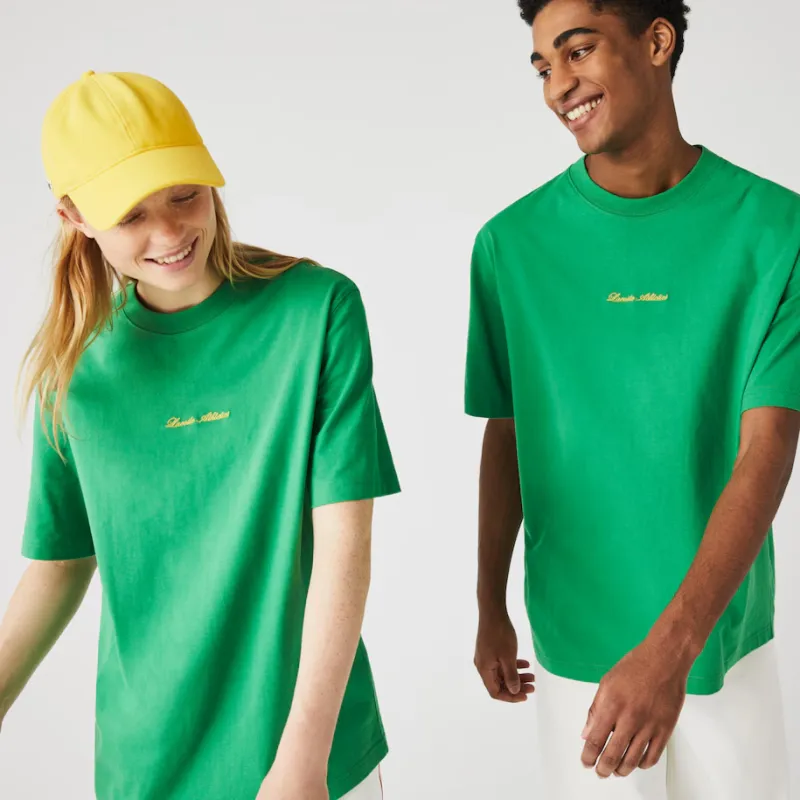 LACOSTE T Shirts Unisex Green-4