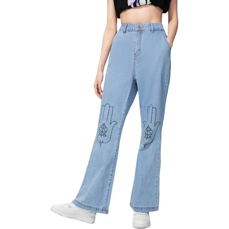 LiNing Jeans Women's Light Blue-2