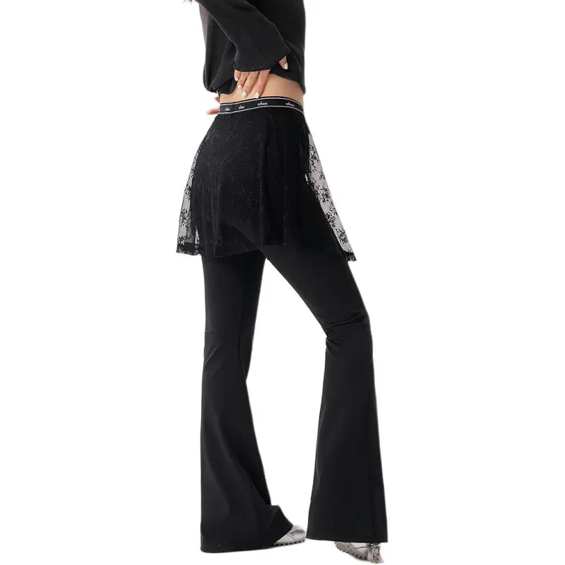 CHUU Casual Pants Women's Black-7