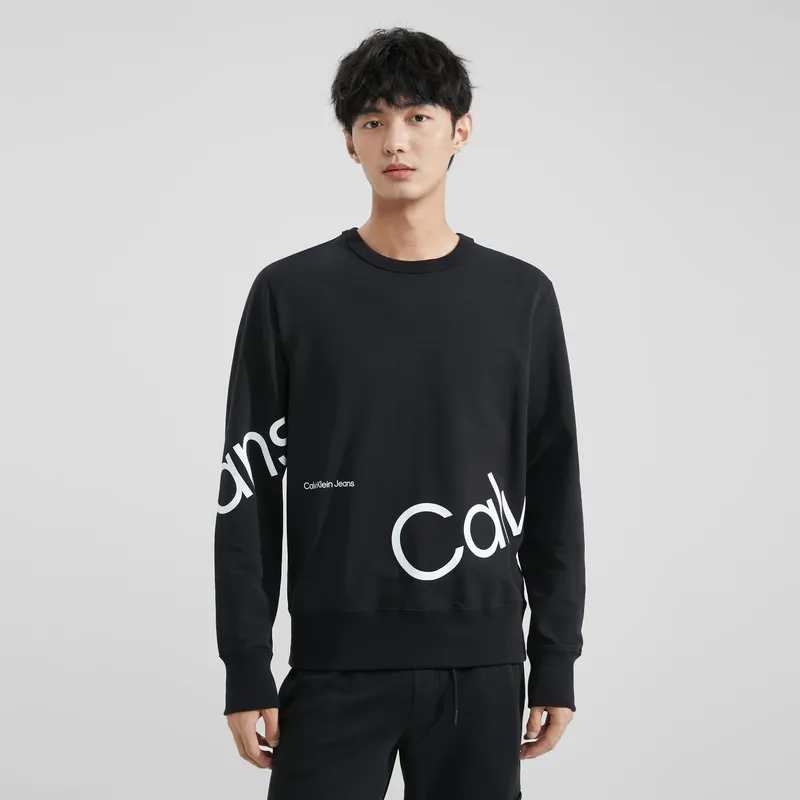 CALVIN KLEIN Sweatshirt Unisex Space Black-3