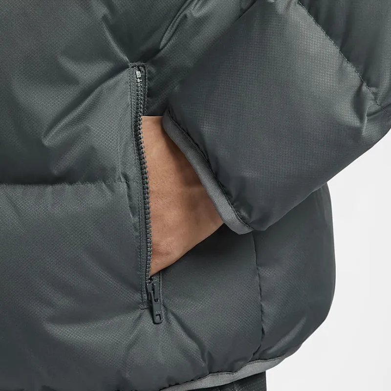 Nike ClubTherma FIT Down Jacket Men's Iron Gray/White-5