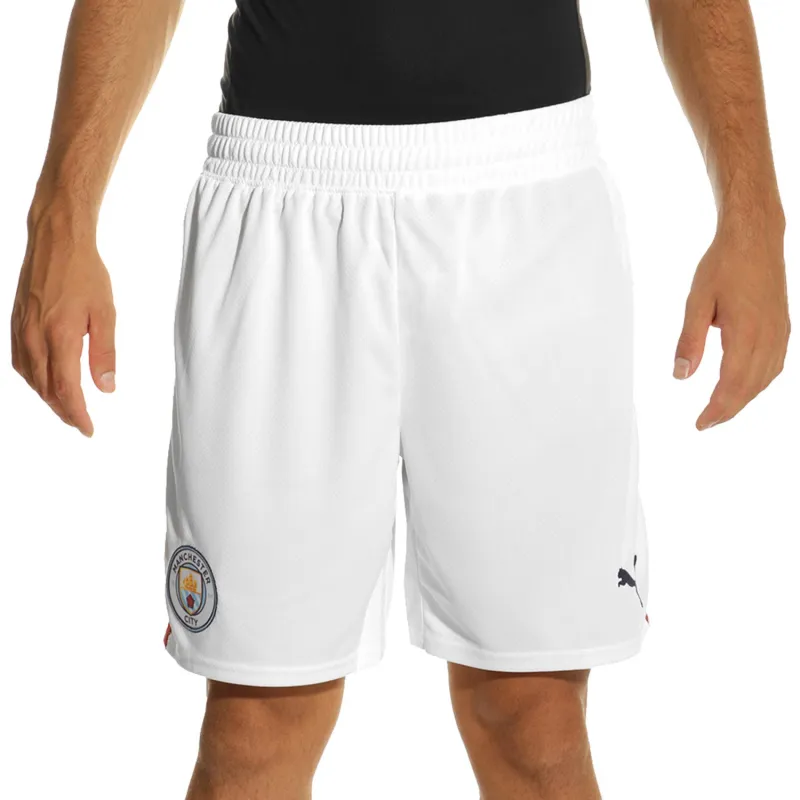 PUMA Manchester City Home Soccer Bottoms Men White-1