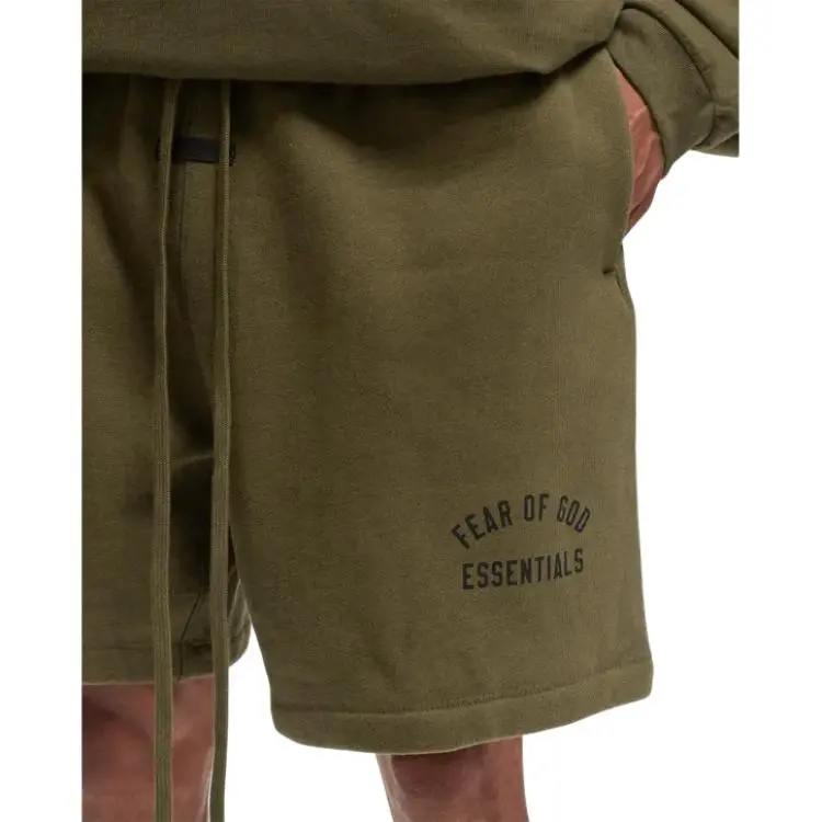 Fear Of God Essentials Logo print Shorts-3
