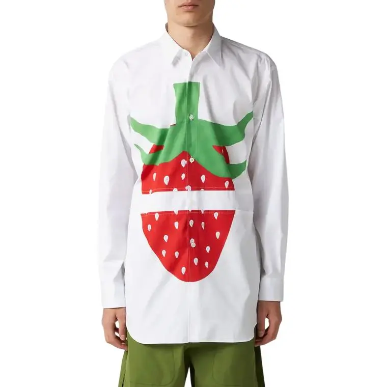 CDG Shirts Men White-2