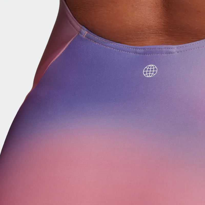 Adidas One piece Swimsuit Women's Pink-5