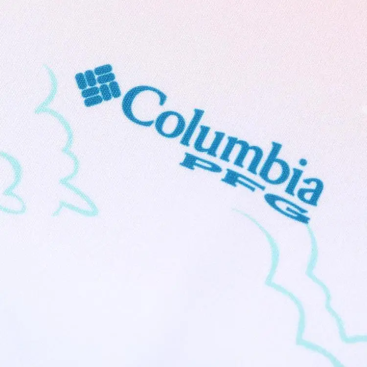 Columbia x Disney PFG T Shirt Men's Pink Blue-5