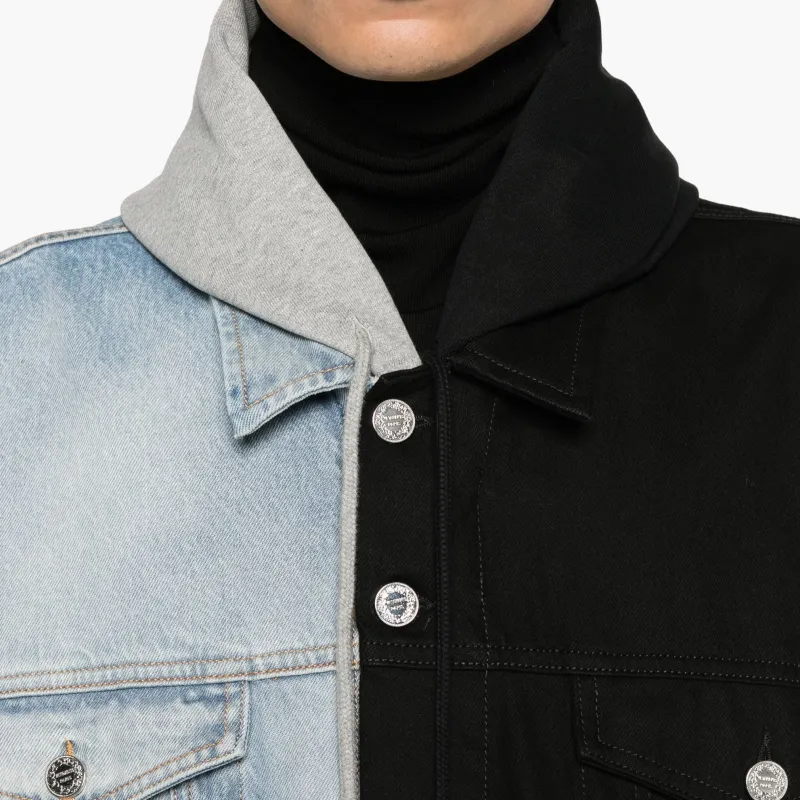 Vetements Split Hooded Denim Jacket-4
