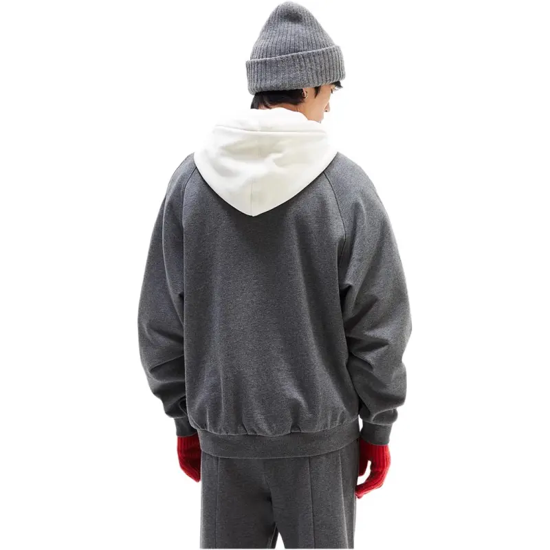 H&M New Year Sweatshirts Men Dark Gray-2