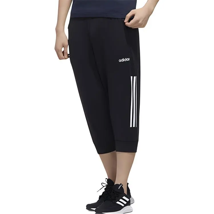 Adidas Knitted Sweatpants Men's Black-2