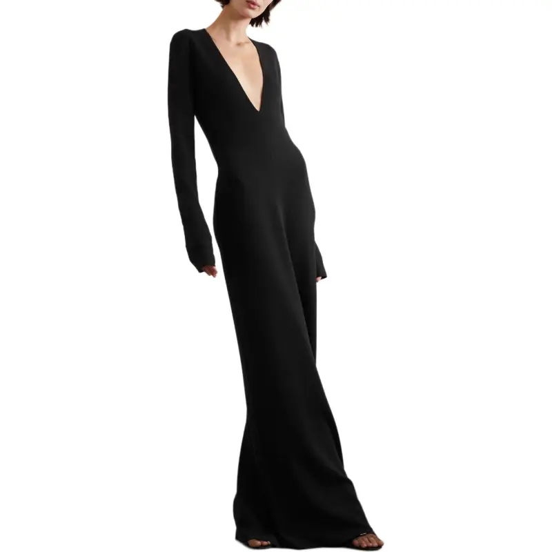 SAINT LAURENT Long Sleeved Dresses-3