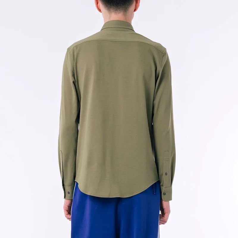 LACOSTE Shirt Men's Olive Green-3