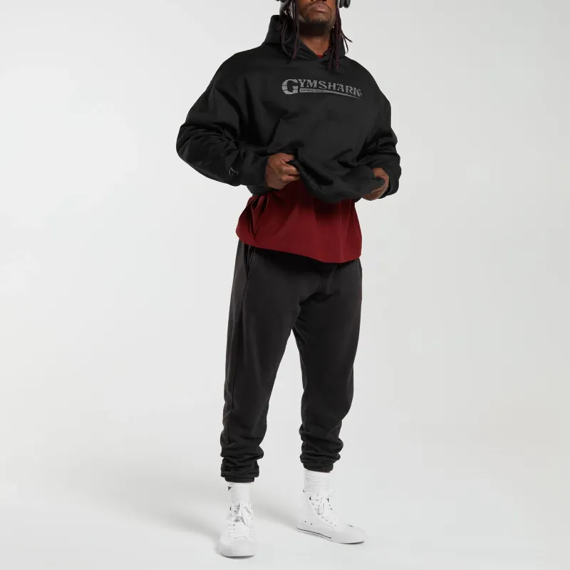 GYMSHARK Pump Cover Sweatshirt Men's Black-2