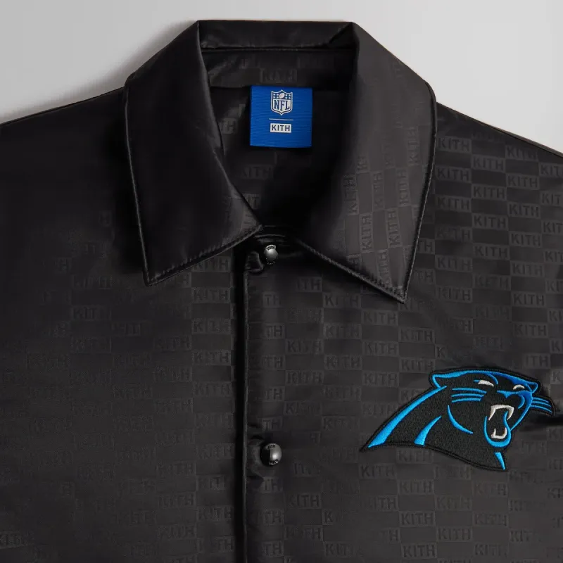 KITH For The NFL Panthers Satin Bomber Jacket-3
