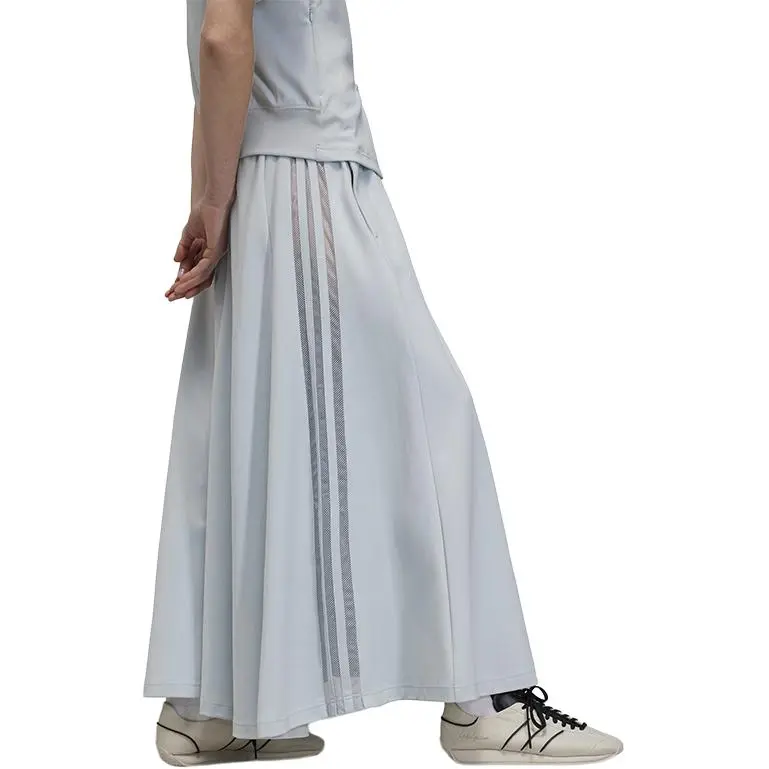 Y 3 Casual Long Skirt Women's Blue-3