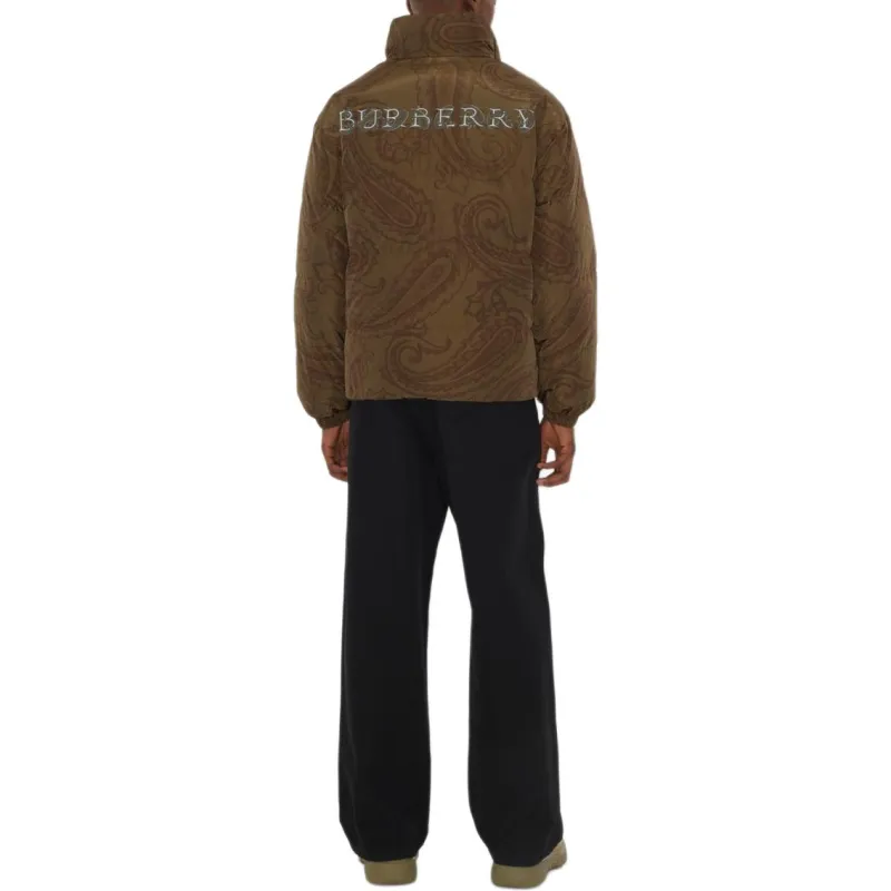 Burberry Down Jacket Unisex Olive Green-2