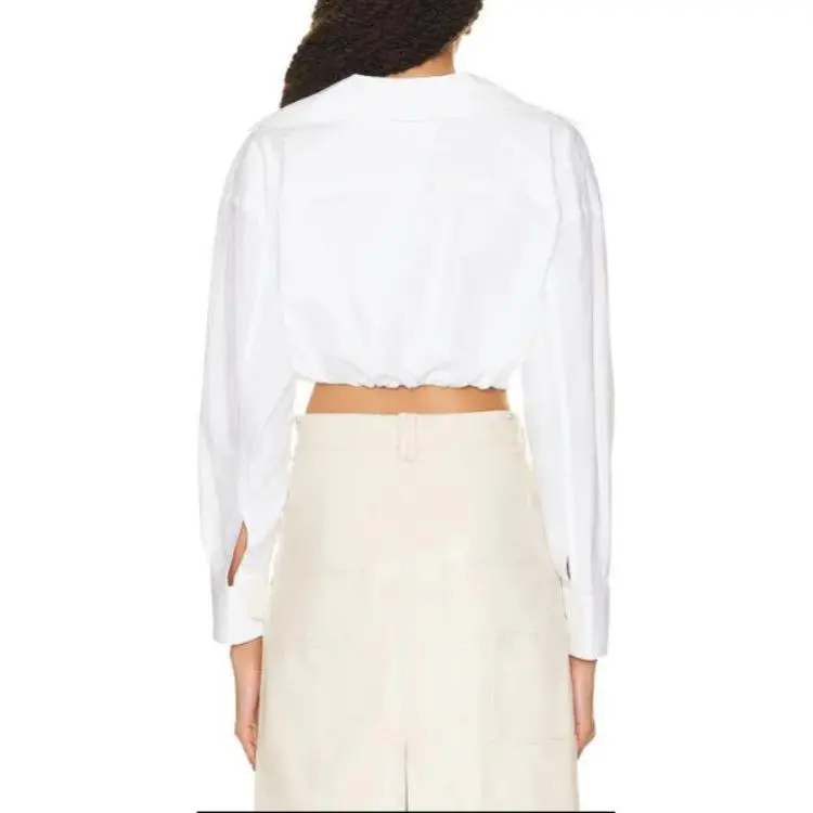 A.L.C. Cropped Coats Women's White-1