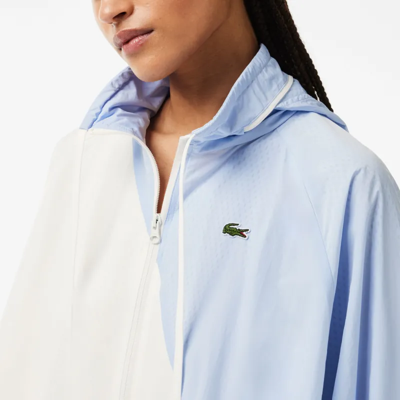 LACOSTE Two tone Mock neck Jacket-3