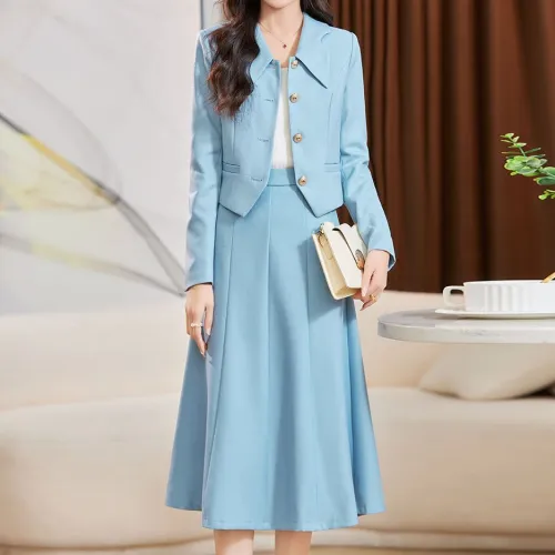 Fele.d Two Piece Skirt Sets Women's