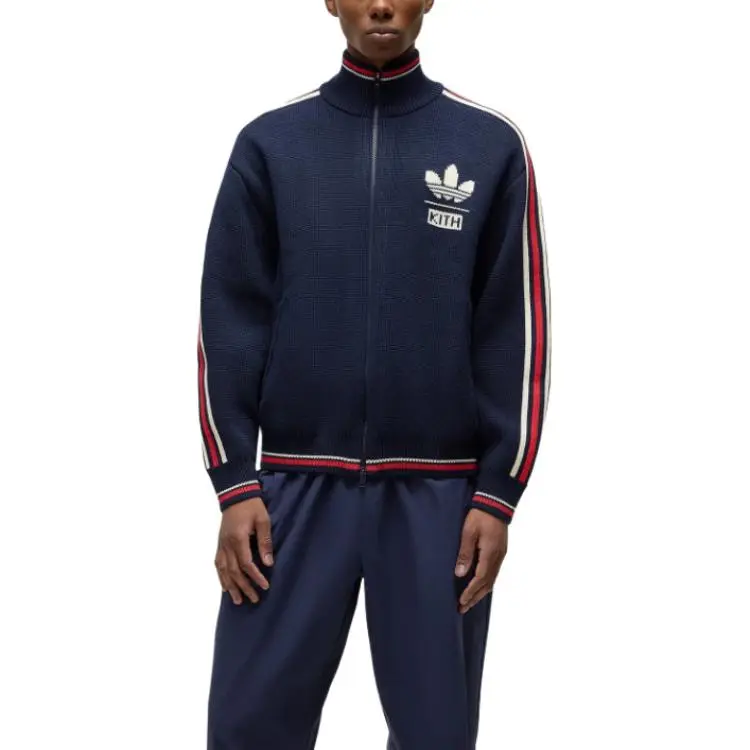 Kith X Adidas Football Knit Full Zip Jacket-2