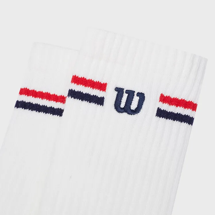 Wilson Knee High Socks Unisex 1 Pack Bright White-3