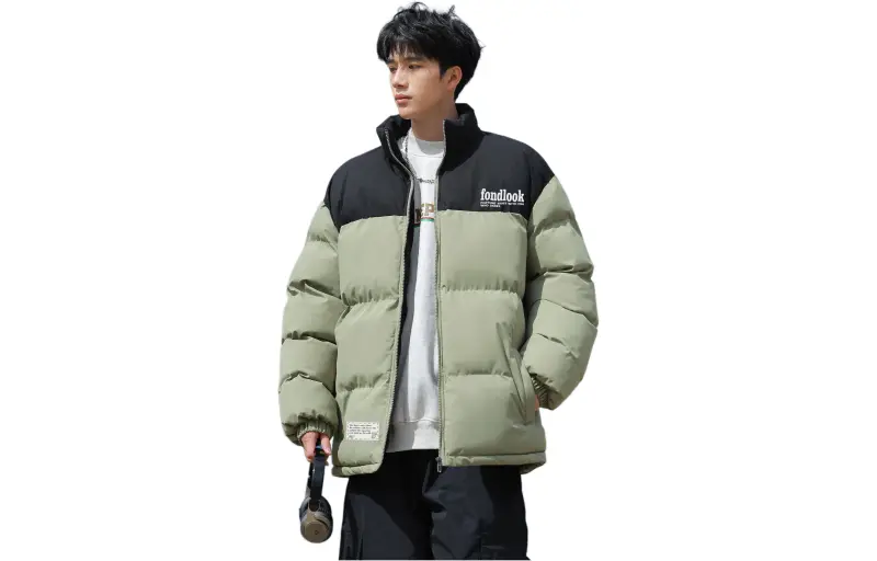 FONDLOOK Puffer Jacket Unisex Black-14