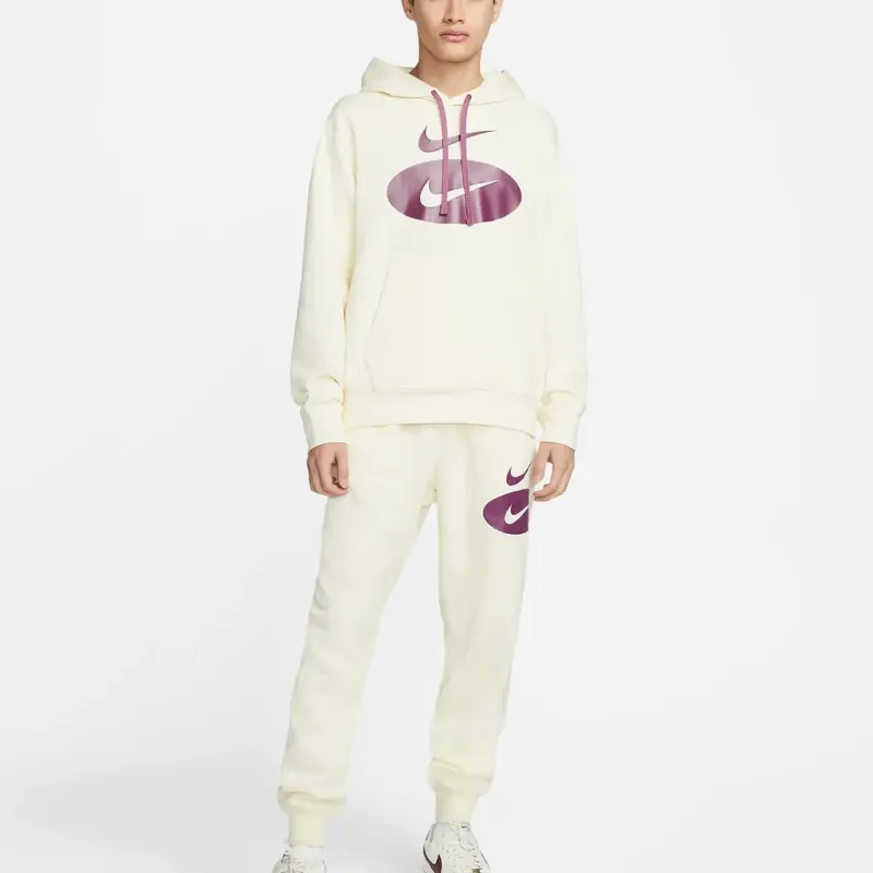 Nike Knitted Sports Pants Unisex White-3