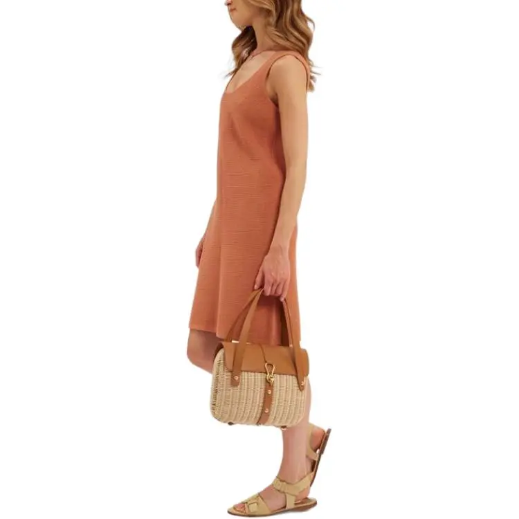 INES DE LA FRESSANGE Slip Dress Women's Orange-3