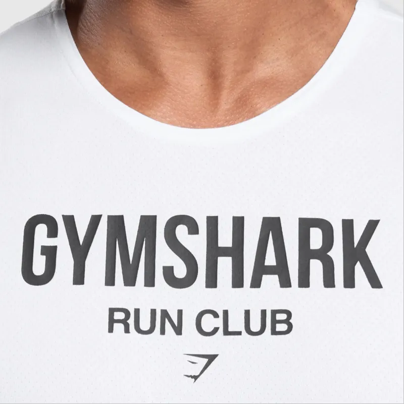 GYMSHARK Tank Tops Men White-3