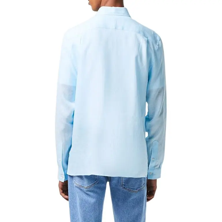 LACOSTE Shirts Men Light Blue-2