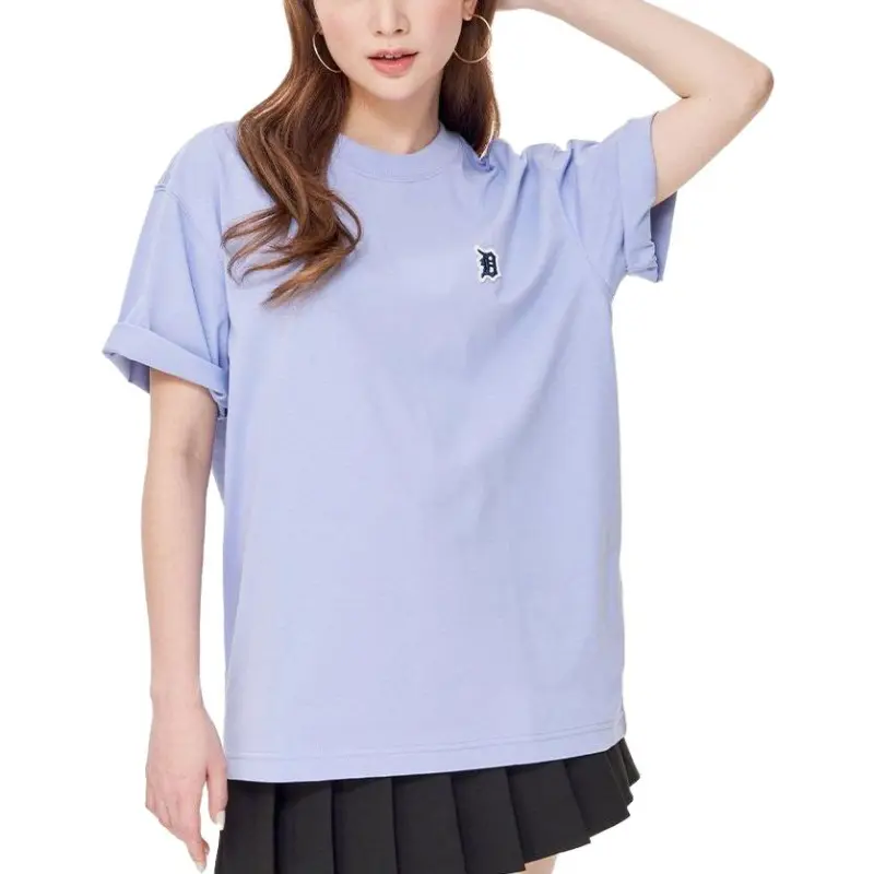 MLB SS23 T Shirt Unisex Light Purple-2