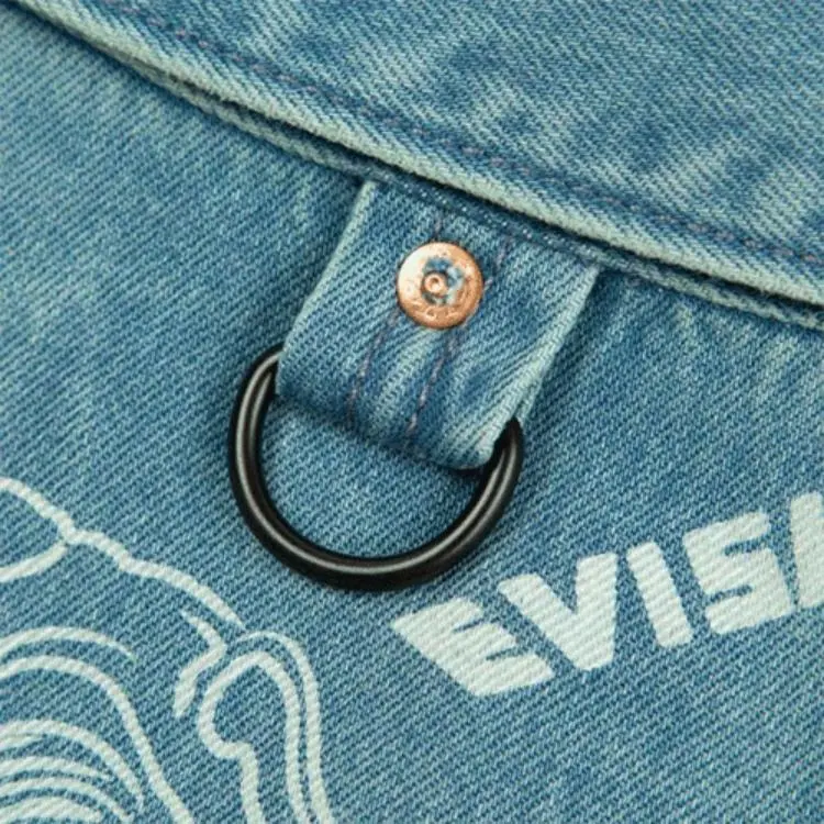 EVISU Denim Jacket Men's Denim Blue-3